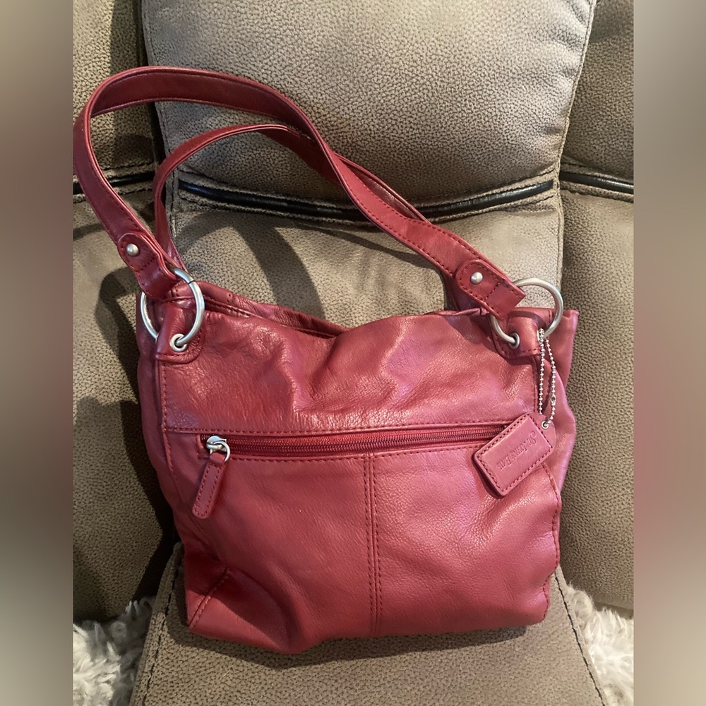 St John’s Bay Brick Red Genuine Leather Purse Bag
